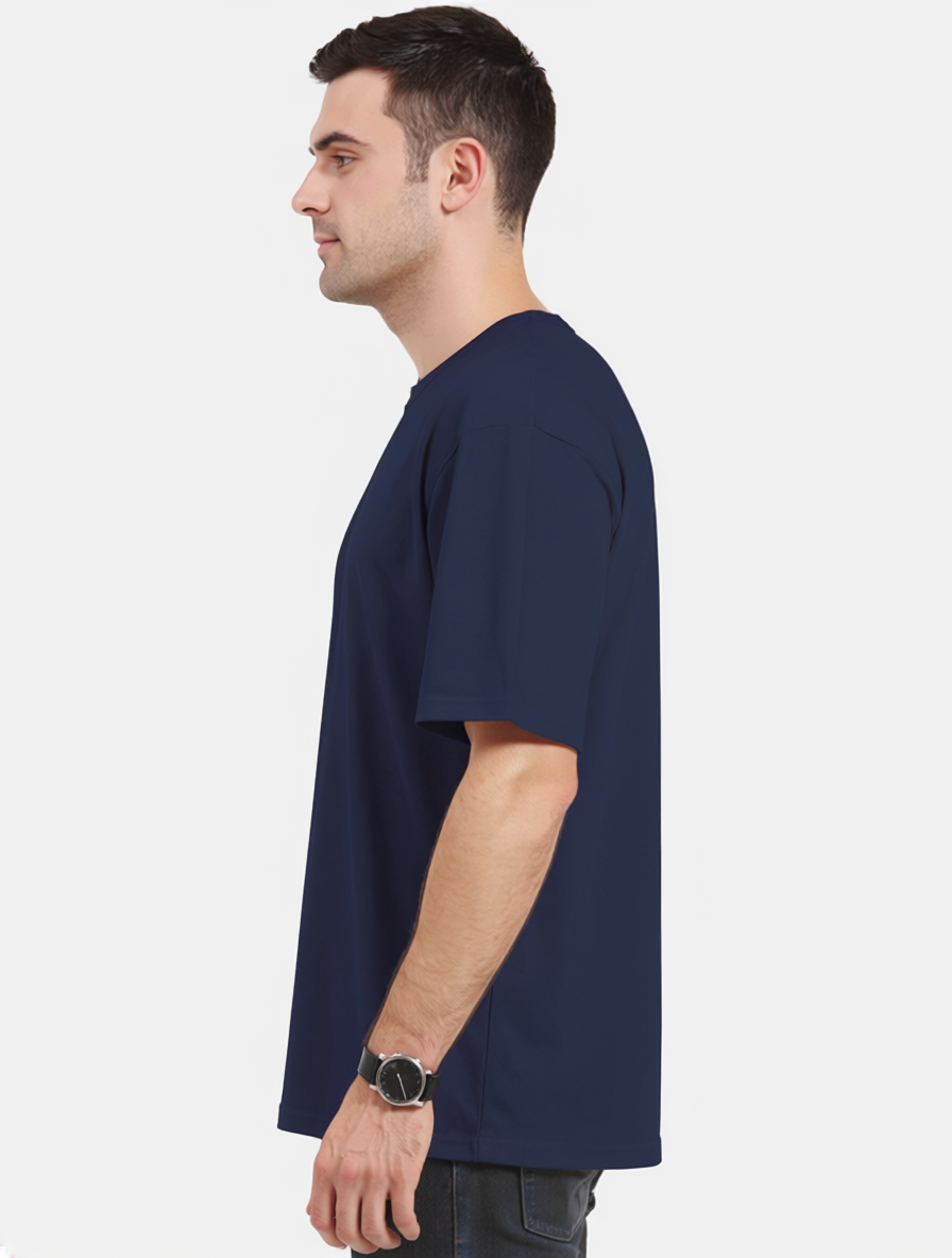 BELIEVE STATUE DESIGN DTG printed 180 GSM 100% Cotton Oversized T-Shirt – Premium lightweight Fabric