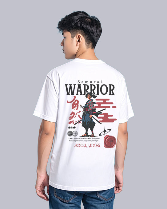 SAMURAI DESIGN DTG printed 180 GSM 100% Cotton Oversized T-Shirt – Premium lightweight Fabric