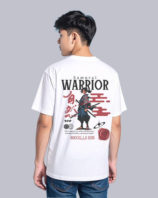 SAMURAI DESIGN DTG printed 180 GSM 100% Cotton Oversized T-Shirt – Premium lightweight Fabric