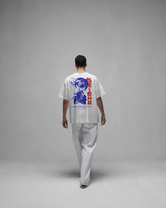 JAPANEES LADY DESIGN DTG printed 180 GSM 100% Cotton Oversized T-Shirt – Premium lightweight Fabric