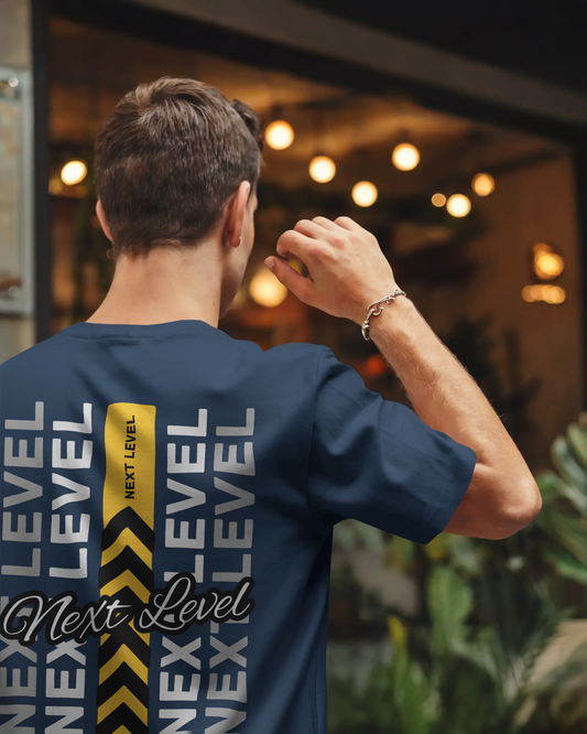 NEXT LEVEL 240 GSM DTF PRIENTED 100% Cotton Oversized T-Shirt – Premium Heavyweight Fabric